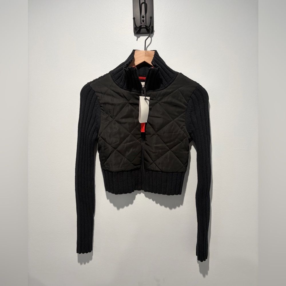 Urban Outfitters BDG Rhett Puffer Knit Cardigan Jacket S NWT